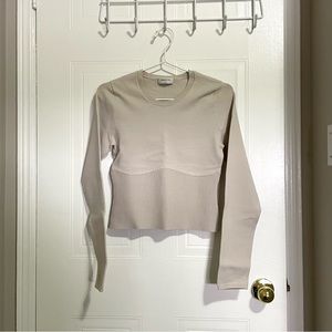 Babaton Sculpt Knit Empire Long Sleeve